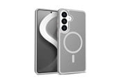Telefon - Pokrowiec i etui - CRONG Hybrid Matte Magnetic - MagSafe Case for Samsung Galaxy S26 (Gray) - CRGHMMSGS26LGR