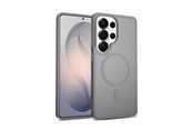 Telefon - Pokrowiec i etui - CRONG Hybrid Matte Magnetic - MagSafe Case for Samsung Galaxy S26 Ultra (Gray) - CRGHMMSGS26ULGR