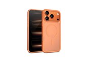 Telefon - Pokrowiec i etui - CRONG Hybrid Matte Magnetic - MagSafe iPhone 17 Pro Case (Orange) - CRGHMMIP1763PORG
