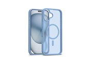 Telefon - Pokrowiec i etui - CRONG Hybrid Matte Magnetic - MagSafe iPhone 17 Case (Blue) - CRGHMMIP1763MBL