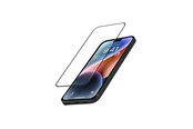 Telefon - szklo ochronne - CRONG Anti-Bacterial 3D Armor Glass - 9H Tempered Glass for the Full Screen iPhone 14 Pro + Installation Frame - CRG-AB3DAG-IP14P