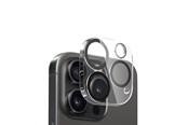 Telefon - szklo ochronne - CRONG Lens Shield - Camera and lens glass for iPhone 16 Pro / iPhone 16 Pro Max / iPhone 15 Pro / iPhone 15 Pro Max - CRGLSIP16P