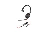 Słuchawki, zestaw słuchawkowy - HP Poly Blackwire 5210 - 8X230AA
