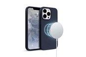 Telefon - Pokrowiec i etui - CRONG Color Cover Magnetic - iPhone 13 Pro Max MagSafe Case (Navy Blue) - CRG-COLRM-IP1367-BLUE