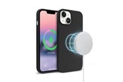 Telefon - Pokrowiec i etui - CRONG Color Cover Magnetic - iPhone 14 Plus MagSafe Case (Black) - CRG-COLRM-IP1467-BLK