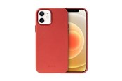 Telefon - Pokrowiec i etui - CRONG Essential Cover - PU Leather Case for iPhone 12 / iPhone 12 Pro (Red) - CRG-ESS-IP1261-RED