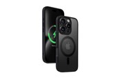 Telefon - Pokrowiec i etui - CRONG Hybrid Frost MAG Cover - Case with MagSafe for iPhone 16 Pro Max (Black) - CRGHFMIP1669PBLK