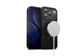 Telefon - Pokrowiec i etui - CRONG Hybrid Frost MAG Cover - MagSafe iPhone 17 Pro Case (Black) - CRGHFMIP1763PBLK