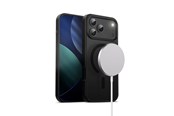 Telefon - Pokrowiec i etui - CRONG Hybrid Frost MAG Cover - MagSafe iPhone 17 Pro Max Case (Black) - CRGHFMIP1769PBLK