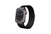 Smartwatch - akcesoria - CRONG Milano Steel - Stainless Steel Strap for Apple Watch 38/40/41/42 mm (Black) - CRG-40MST-BLK