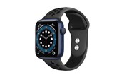 Smartwatch - akcesoria - CRONG Duo Sport - Apple Watch Band 44/45/46/49 mm (Gray/Black) - CRG-44DSB-BLK