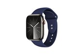 Smartwatch - akcesoria - CRONG Liquid - Apple Watch Strap 44/45/46/49 mm (Navy Blue) - CRG-44LQB-MBL