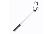 Statyw - Hurtel Selfie Stick WR1YXS Telescopic Tripod 0.71m with Round Lamp - Black - 5907769360572