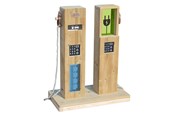 Zabawki na zewnatrz - Classic World Wooden Outdoor Play Gas Station - 70264