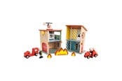 Zabawki drewniane - Classic World Wooden Fire Station - 50646