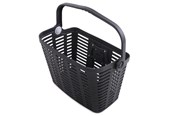 Akcesoria rowerowe - Wozinsky WKR-PK plastic handlebar bicycle basket - black - 5907769385315