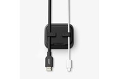 Telefon - Inne akcesoria - Spigen Magnetic Cable Holder - black - APP11145
