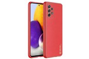 Telefon - Pokrowiec i etui - Dux Ducis Yolo Elegant Samsung Galaxy A72 4G Eco Leather Case Red - 6934913050422