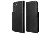 Telefon - Pokrowiec i etui - Ringke Folio Signature Leather Flip Case for Samsung Galaxy S22+ (S22 Plus) Black (FSS118R262) - 8809848202810