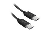 Kabel USB - SBS TECABLETISSUETCK USB-C - USB-C 1.5m 60W braided cable - black - TECABLETISSUETCCK