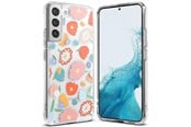 Telefon - Pokrowiec i etui - Ringke Fusion Design Armored Case Cover with Gel Frame Samsung Galaxy S22+ (S22 Plus) Transparent (Floral) (F593R31) - 8809848204623