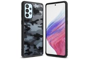 Telefon - Pokrowiec i etui - Ringke Fusion Matte Case Cover with Gel Frame Samsung Galaxy A73 Black - 8809848205378