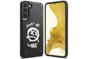 Telefon - Pokrowiec i etui - Ringke Onyx Design Rugged Case Cover for Samsung Galaxy S22+ (S22 Plus) Black (Graffiti) () - 8809848206153