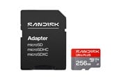 Karta pamieci - SANDISK Ultra PLUS microSD/SD - 200MB/s - 256GB - SDSQUBQ-256G-GN6MA