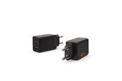 Telefon - Adapter i Ladowarka - UAG SRGE 65W 3Port 2USB-C - 1USB-AWall Charger EU Black - 9B443711V4040