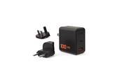 Telefon - Adapter i Ladowarka - UAG SRGE 100W 3Port 2USB-C - 1USB-A Wall Charger WW Black - 9B443811V4040