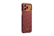 Telefon - Pokrowiec i etui - PITAKA Ultra-Slim Case - Monogram-Gold/Red - iPhone 17 Pro Max - KI1702PTKP