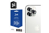 Telefon - szklo ochronne - 3mk Lens Protection Pro Camera Cover for iPhone 11 Pro / 11 Pro Max - Silver - 5903108452304