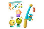 Zabawki dla niemowlat - Fresh Kid Tub Fun! Fishing set 4 parts - 3504