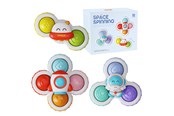 Zabawki dla niemowlat - Fresh Kid Spinner toys Space 3 pcs. - 3510