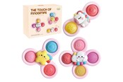 Zabawki dla niemowlat - Fresh Kid Spinner toys Fantasy 3 pcs. - 3511