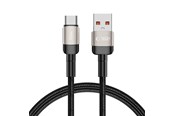 Kabel USB - Tech-Protect  UltraBoost Evo Cable USB-C / USB-A 100W 5A 1m - Titanium - 5906203690749