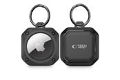 Telefon - Pokrowiec i etui - Tech-Protect Rough Pro Case for Apple AirTag 1/2 with Wheel - Black - 5906203691333