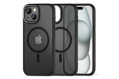 Telefon - Pokrowiec i etui - Tech-Protect MagMat 2 MagSafe Case for iPhone 15 - Matte Black - 5906302307944