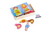 Puzzle - Playwood Dress up puzzle Boy and Girl Drewniany - RS235A