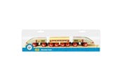 Zabawki drewniane - Bigjigs Wooden High Speed Train incl. Rails - BJT420