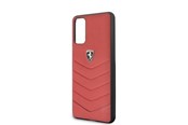 Telefon - Pokrowiec i etui - Ferrari Heritage Quilted Case for Samsung Galaxy S20 - Red - 3700740473689