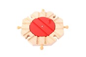 Zabawki drewniane - Bigjigs Wooden Rails - 8 Direction Turntable - BJT134