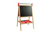 Zabawki drewniane - Bigjigs Wooden Whiteboard and Chalkboard - 37084