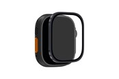 Smartwatch - akcesoria - Puro Tempered Glass with Titanium Bezel for Apple Watch Ultra / Ultra 2 / Ultra 3M - Black - PUSDGFSAW49BLK