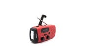 Radio DAB i budzik - DENVER SCR-2007 - Emergency Radio - Solar - Dynamo - 2000 mAh Powerbank - FM - FM - Mono - Czerwony - SCR-2007