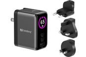 Ładowarka do laptopa - Sandberg Travel Charger PD65W Display - 441-70