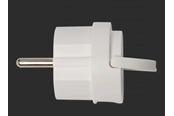 Przelaczniki - Pro Socket angle schuko mini, white - 30-081-1