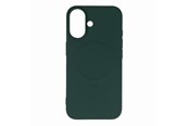 Telefon - Pokrowiec i etui - Hurtel Liquid Silicone Case MagSafe for iPhone 16 - Dark Green - 5907769363429