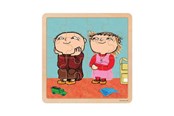 Puzzle - Barbo Toys Puzzle 16 Pcs Wooden Puzzle Friends Drewniany - 7835