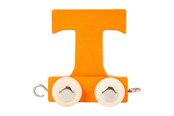 Zabawki drewniane - Small Foot - Wooden Letter Train Orange - T - 12 pieces - 10370-display12